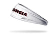 University of Georgia: Wordmark White Big Bang Lite Headband - View 1