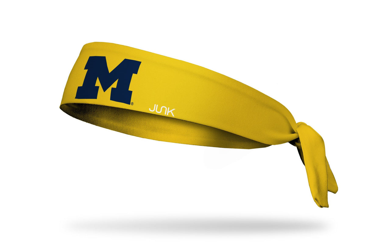 University of Michigan: Logo Maize Tie Headband - View 1