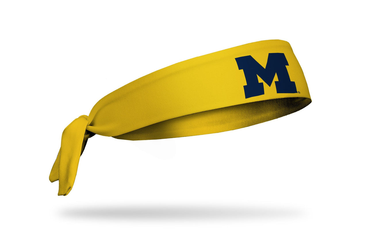 University of Michigan: Logo Maize Tie Headband - View 2