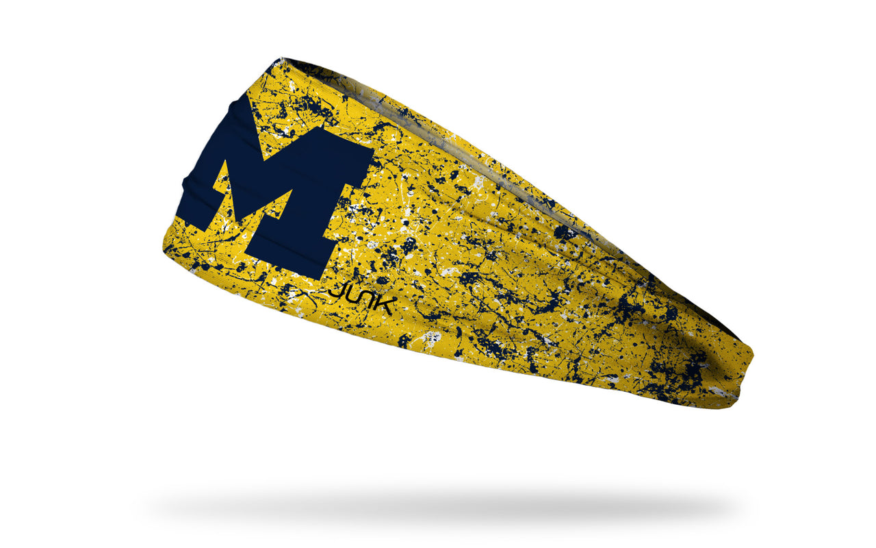 University of Michigan: Splatter Maize Headband - View 1
