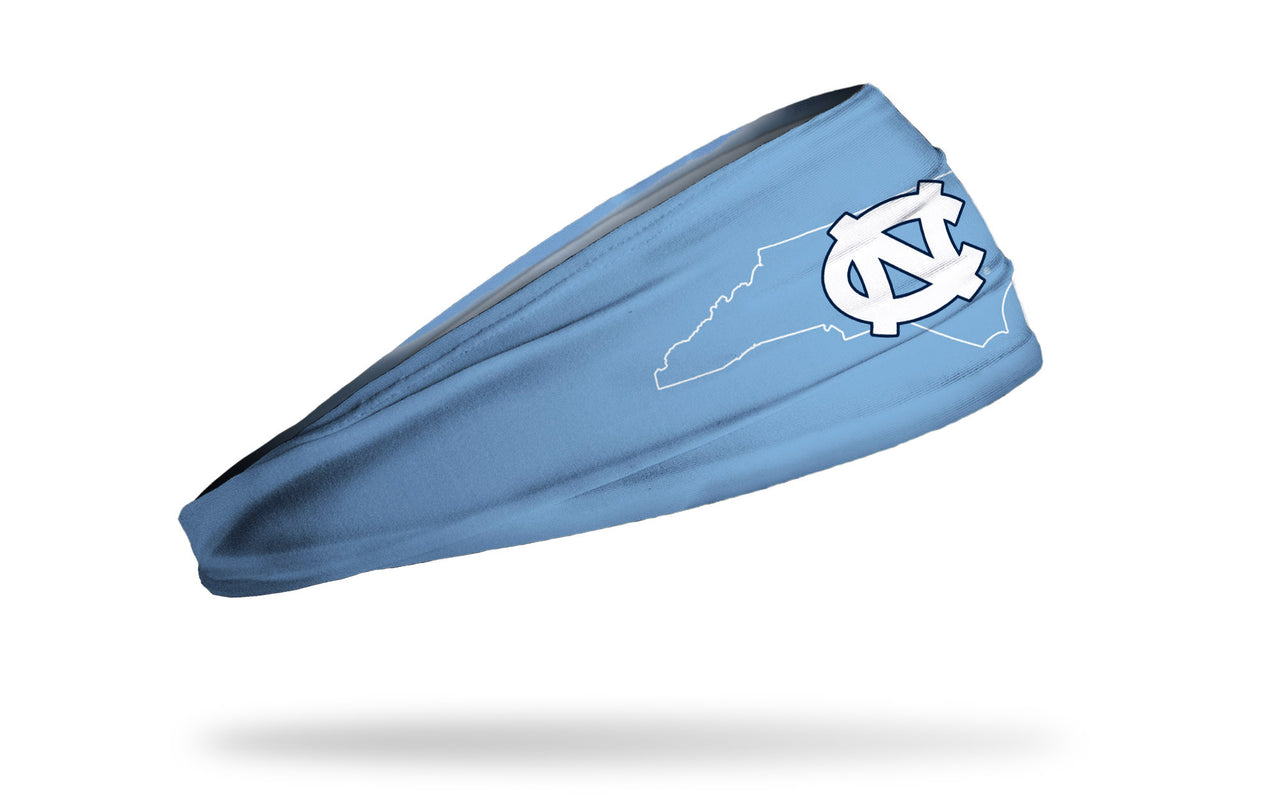 University of North Carolina: State Outline Blue Headband