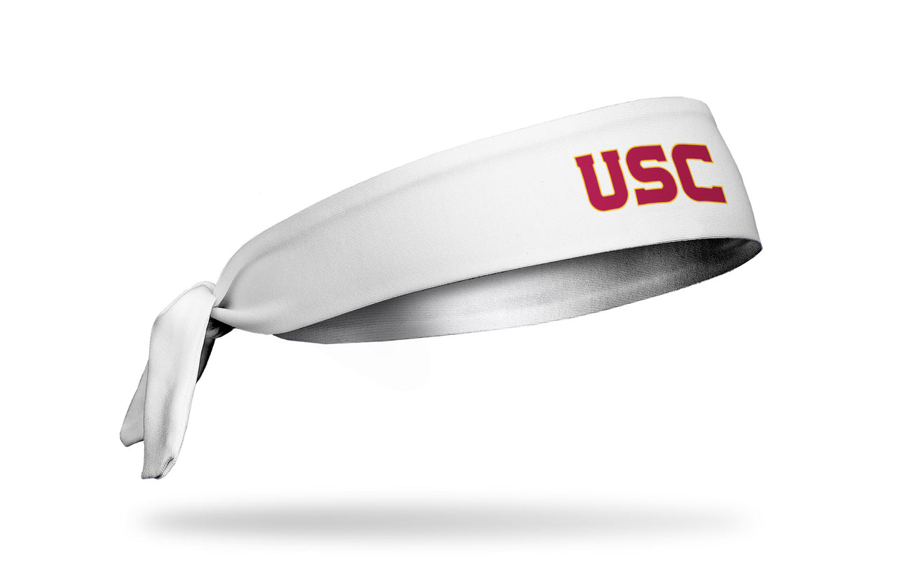USC: USC White Flex Tie Headband - View 2