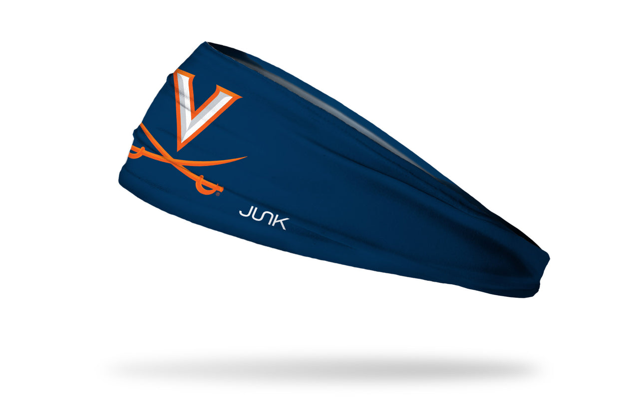 University of Virginia: V-Sabre Navy Big Bang Lite Headband - View 1