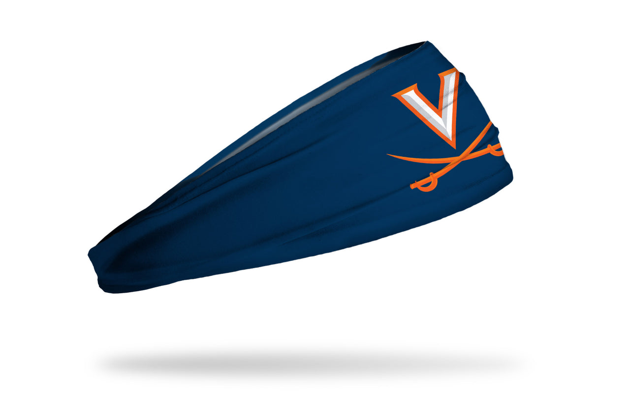 University of Virginia: V-Sabre Navy Big Bang Lite Headband - View 2