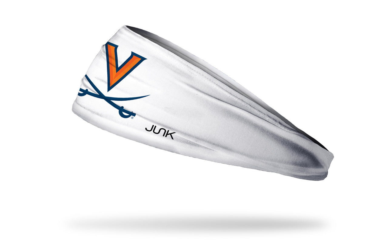 University of Virginia: V-Sabre White Big Bang Lite Headband - View 1