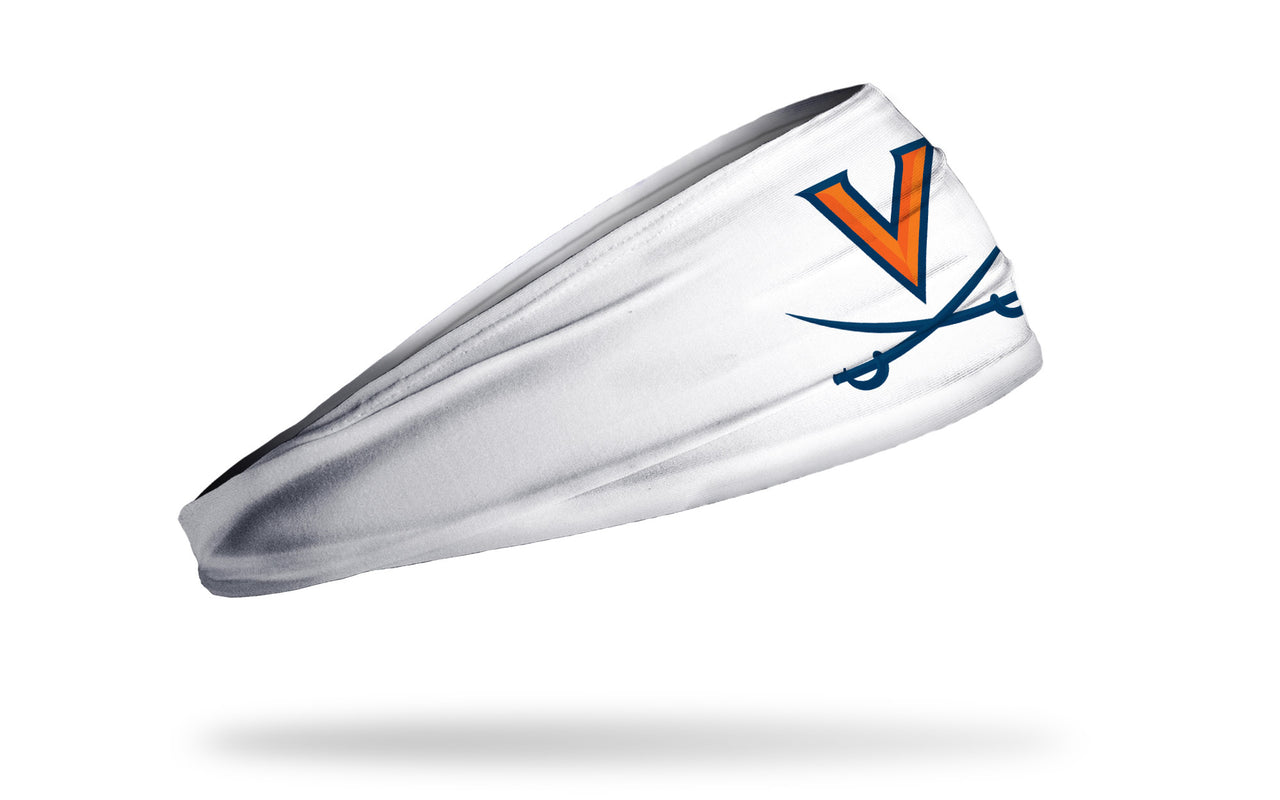 University of Virginia: V-Sabre White Big Bang Lite Headband - View 2