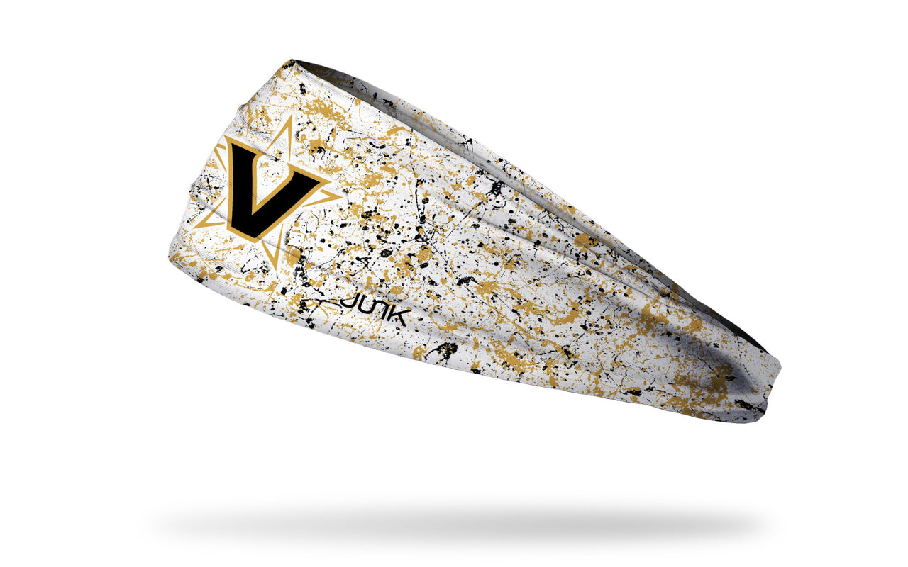 Vanderbilt University: Splatter White Headband