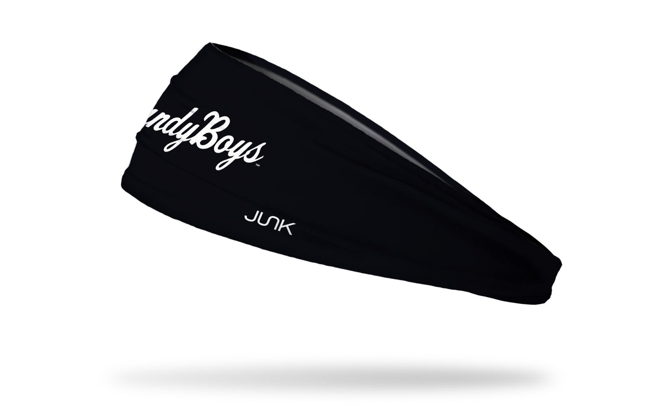 black headband with Vanderbilt University vandy boys script logo in white