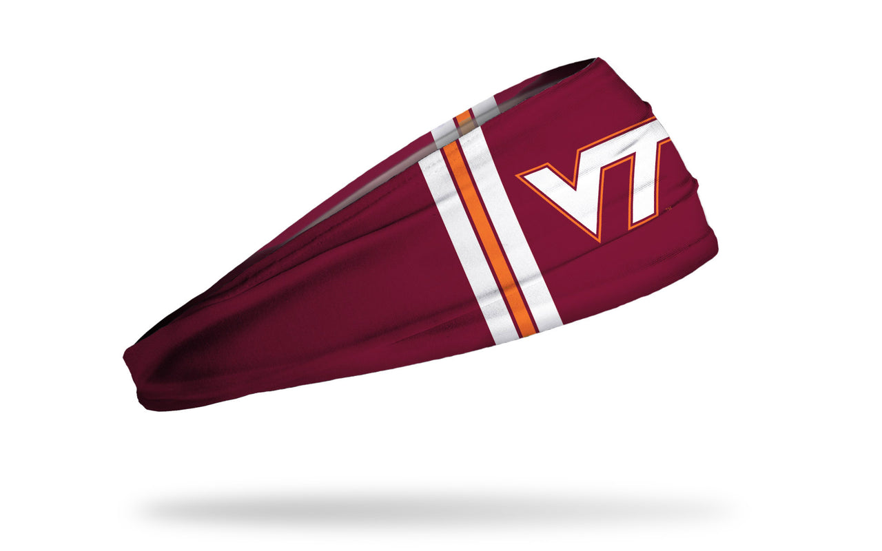 Virginia Tech: Helmet Maroon Headband - View 2