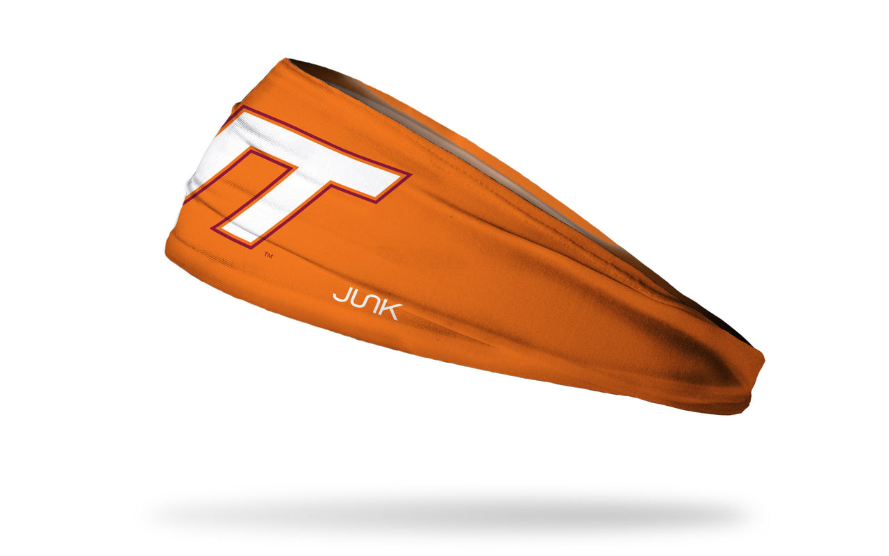 Virginia Tech: Logo Orange Big Bang Lite Headband - View 1