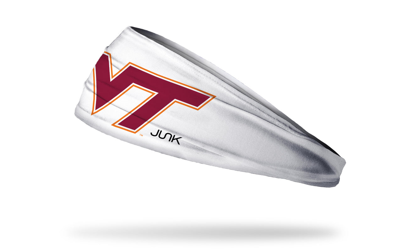 Virginia Tech: Mascot White Headband - View 2