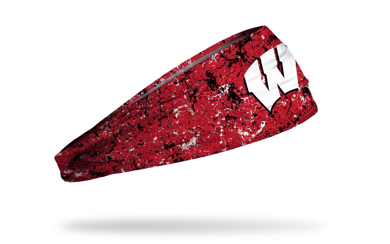 University of Wisconsin: Splatter Cardinal Headband - View 2
