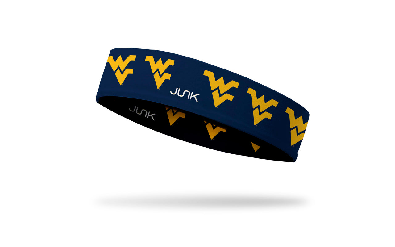 West Virginia University: Logo Blue Baller Headband - View 1