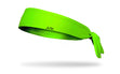 Neon Green Flex Tie Headband - View 1
