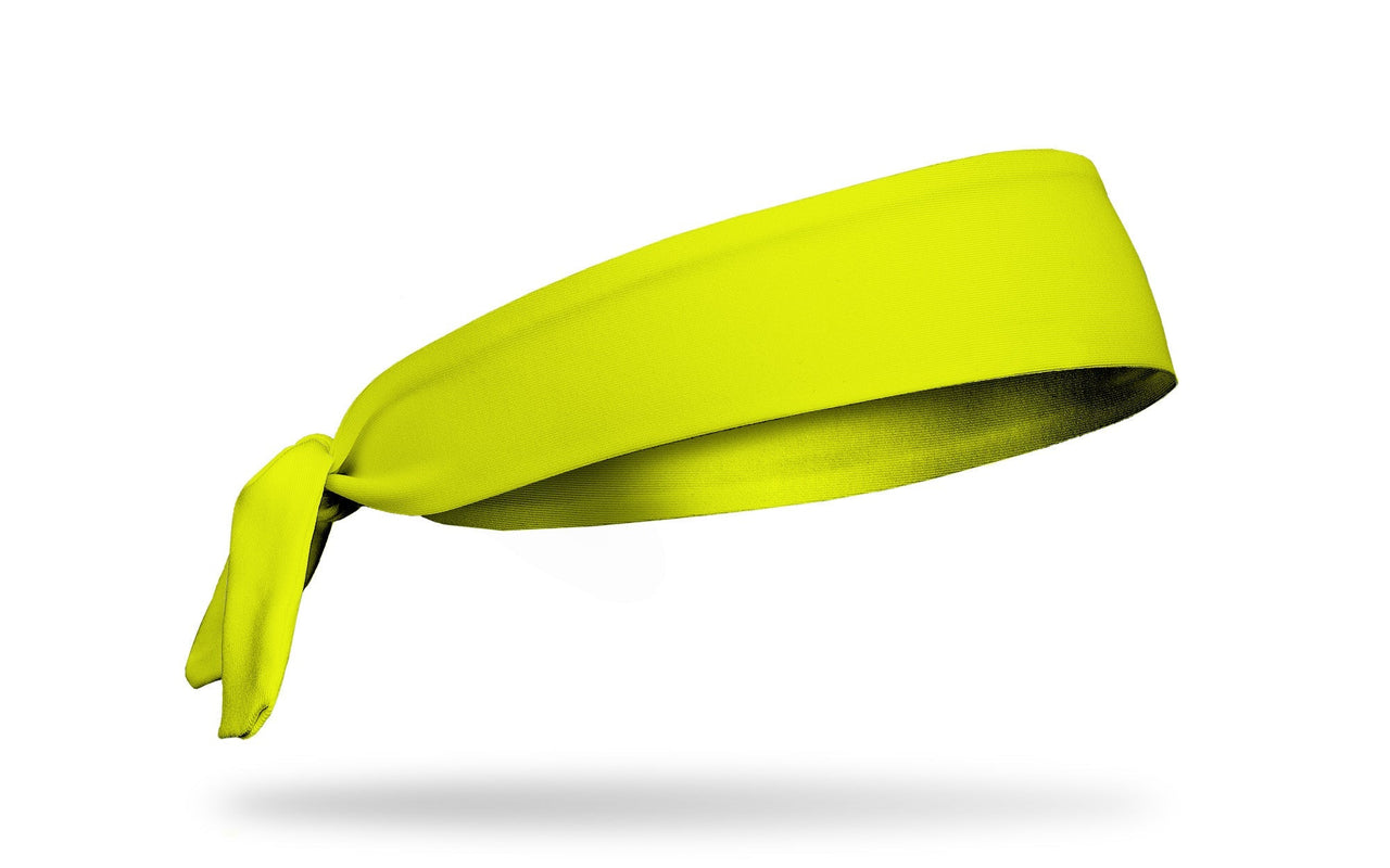 Neon Yellow Tie Headband
