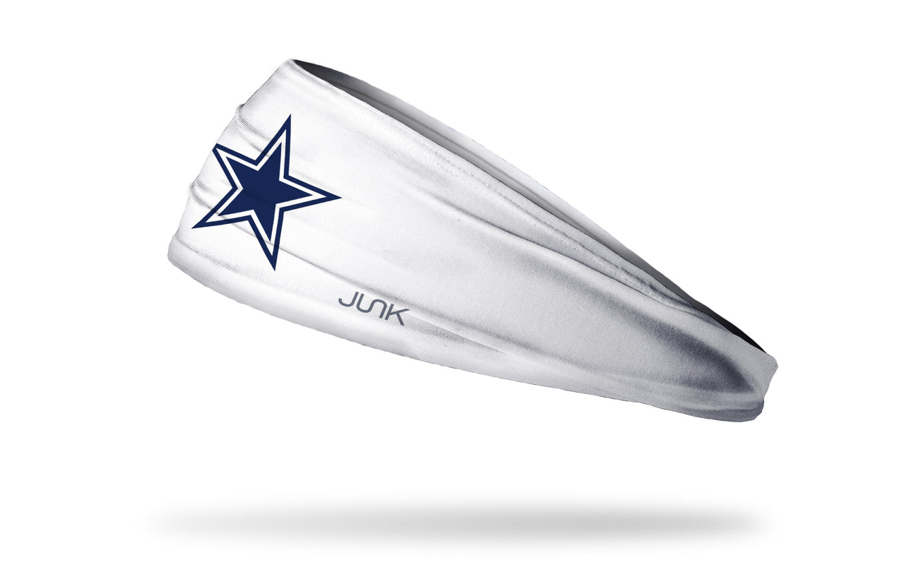 Dallas Cowboys: Logo White Headband - View 1
