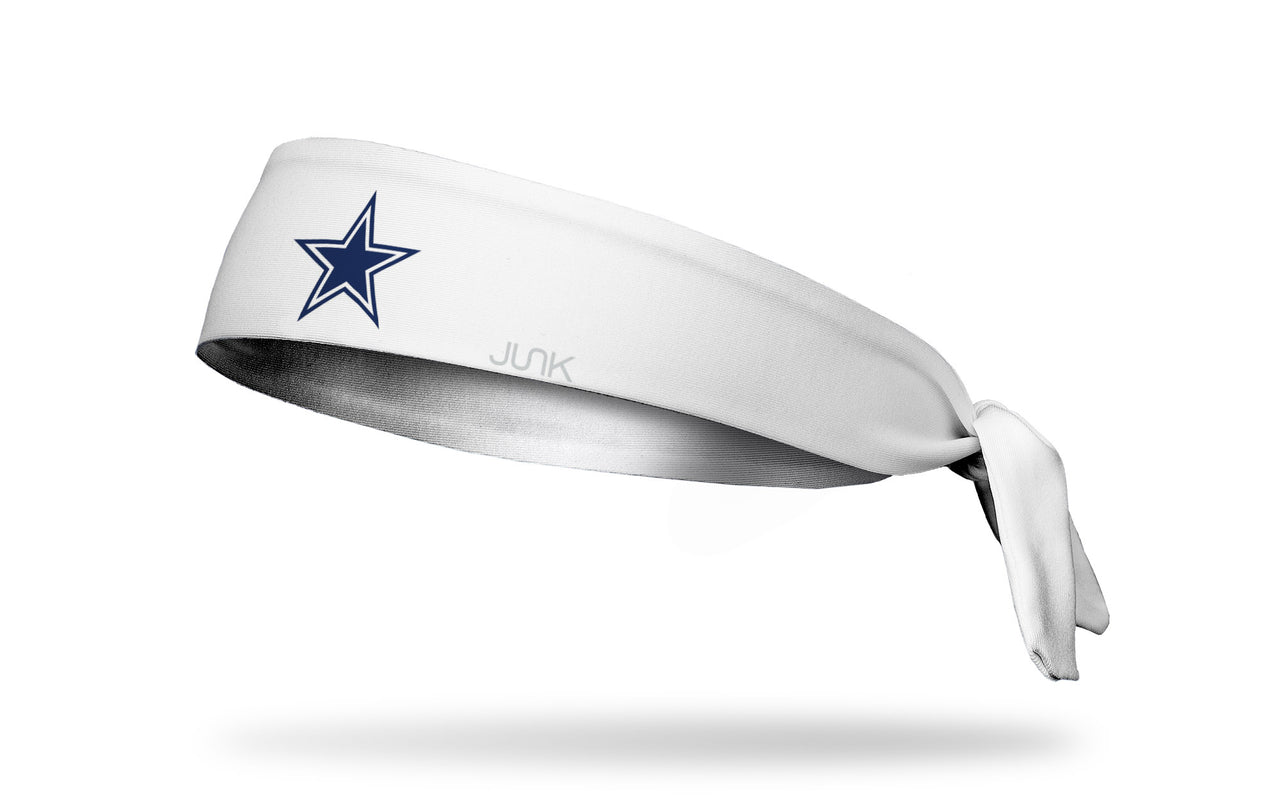 Dallas Cowboys: Logo White Tie Headband