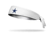 Dallas Cowboys: Logo White Flex Tie Headband - View 1
