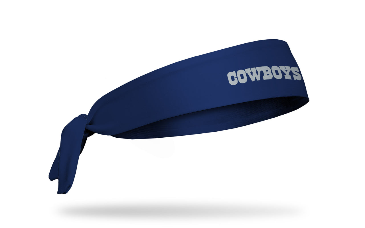 Dallas Cowboys: Wordmark Navy Flex Tie Headband - View 2