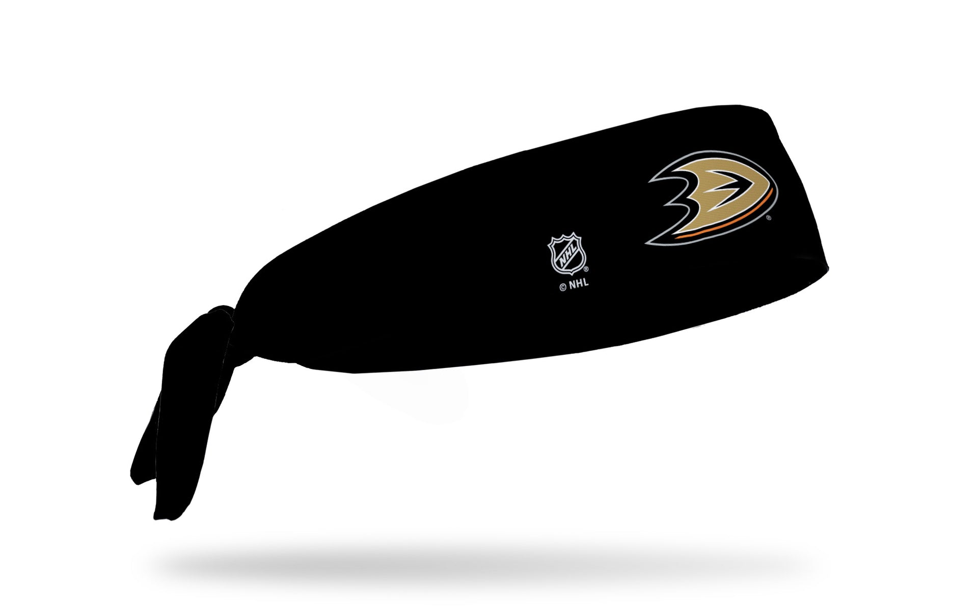 Anaheim Ducks: Logo Black Tie Headband - View 2