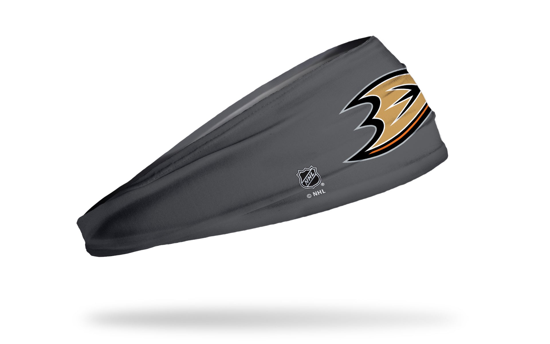 Anaheim Ducks: Logo Gray Headband - View 2