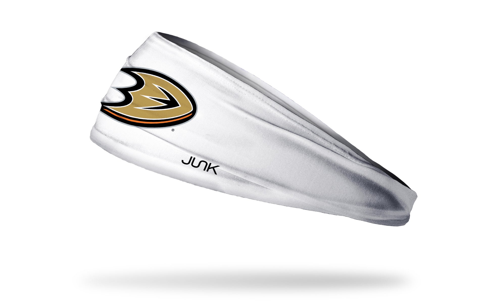 Anaheim Ducks: Logo White Headband - View 1
