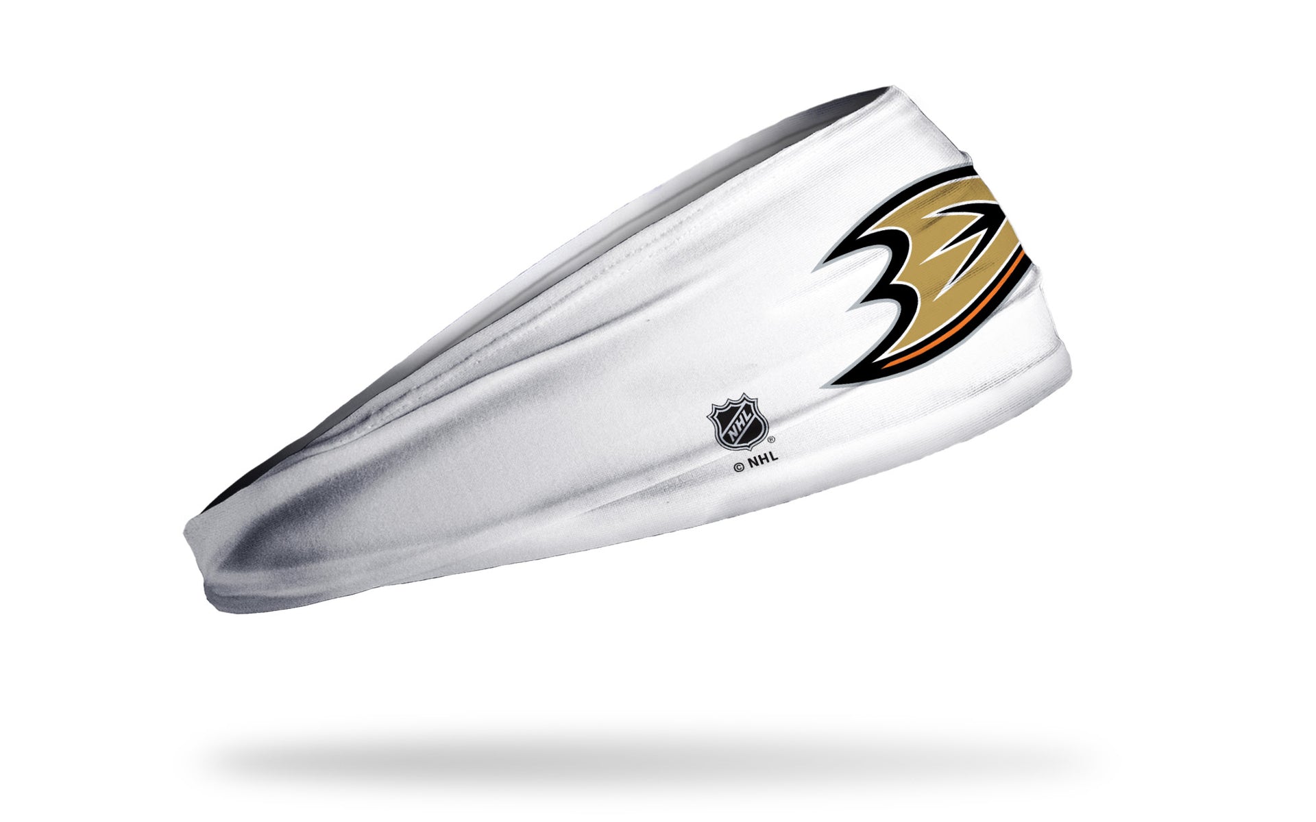 Anaheim Ducks: Logo White Headband - View 2