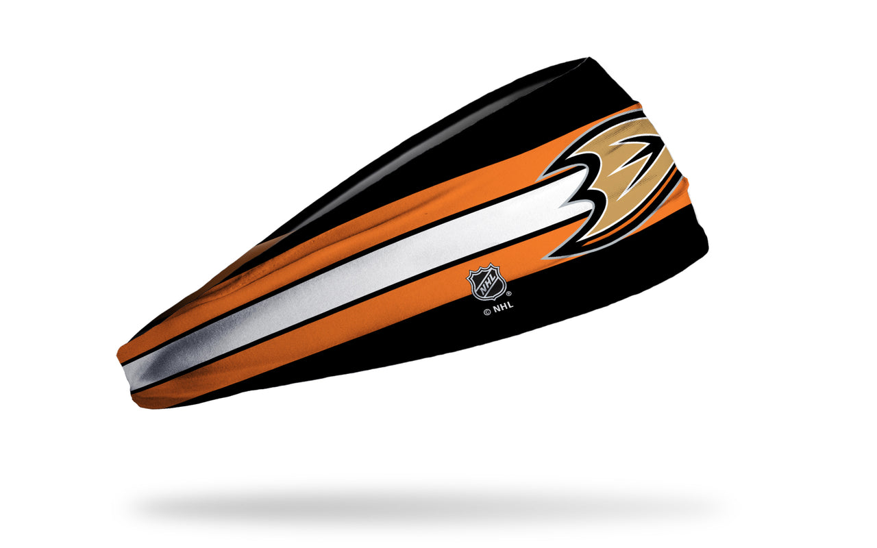 Anaheim Ducks: Stripe Big Bang Lite Headband - View 2