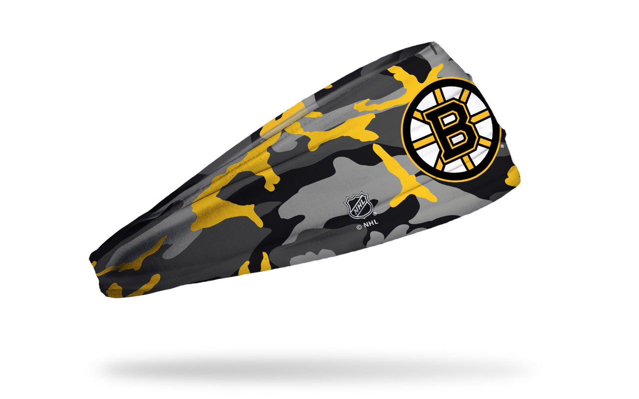 Boston Bruins: Camo Pop Big Bang Lite Headband - View 2