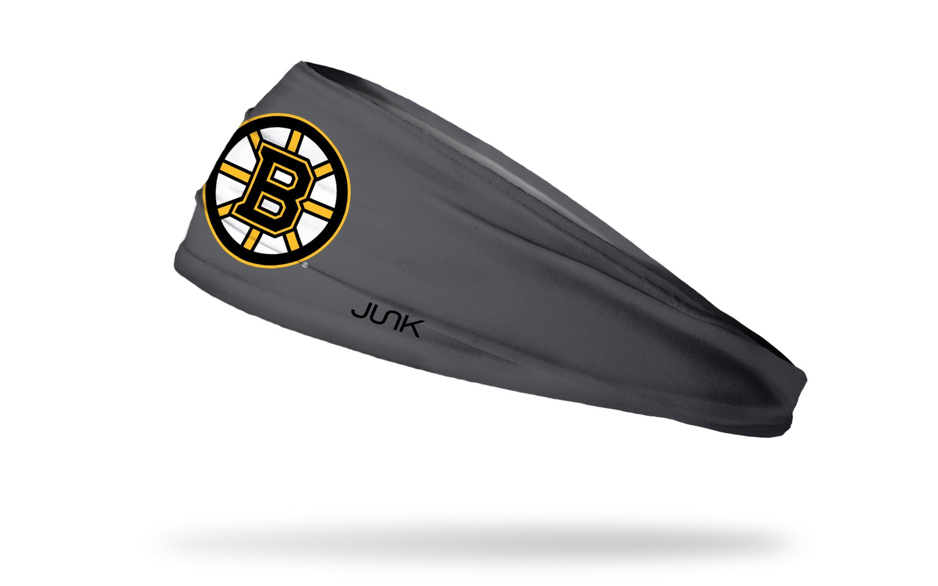 Boston Bruins: Logo Gray Headband - View 1