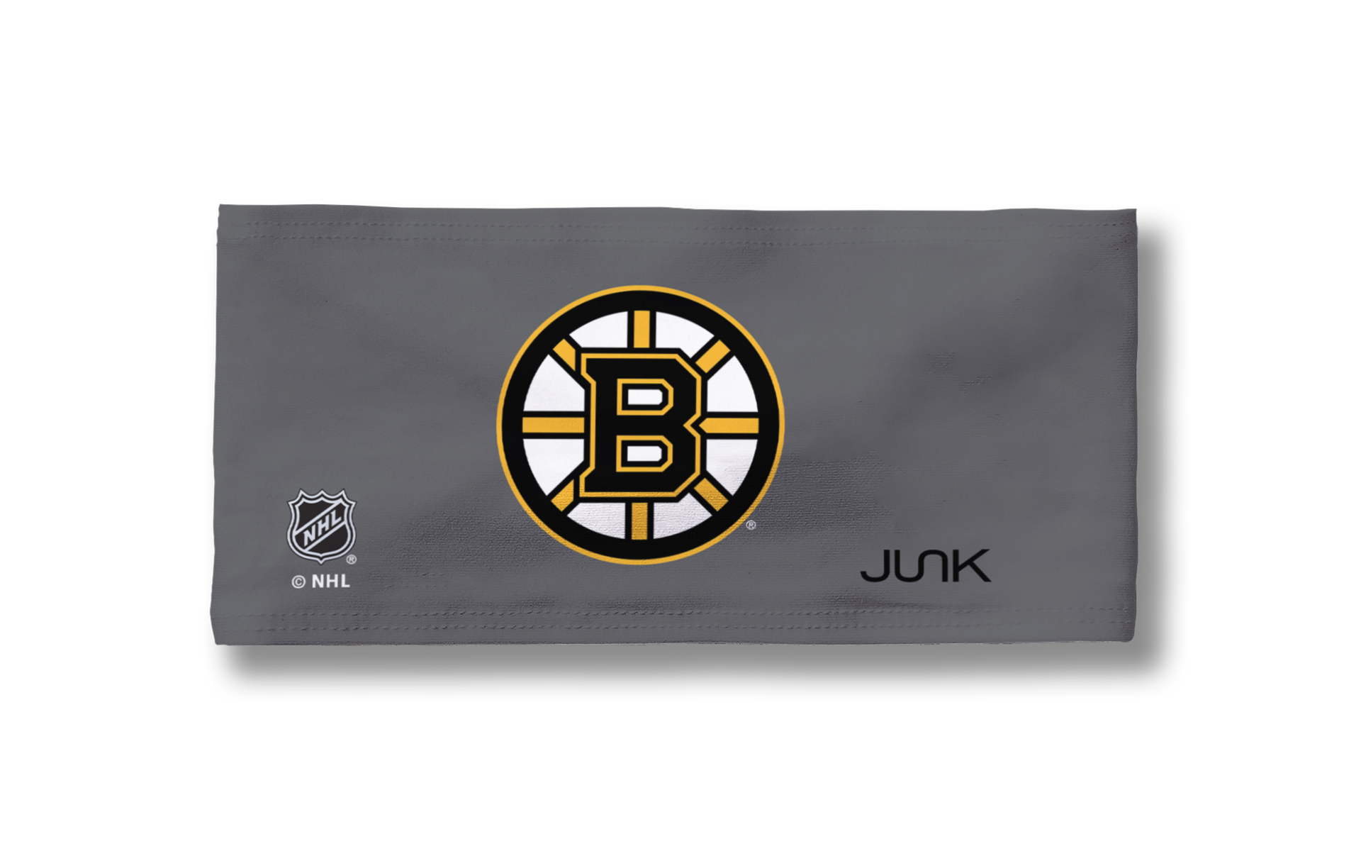 Boston Bruins: Logo Gray Headband - View 3