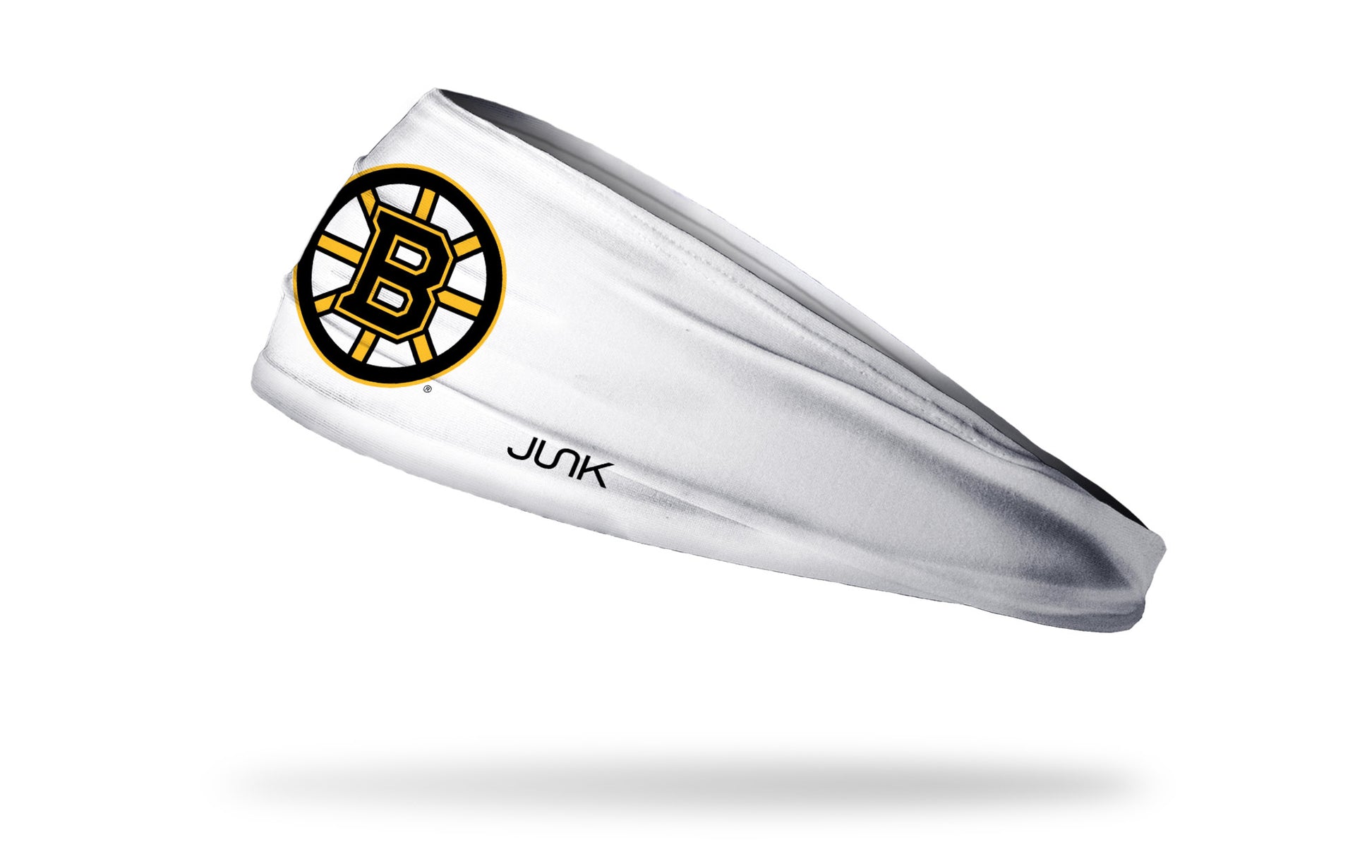 Boston Bruins: Logo White Headband - View 1