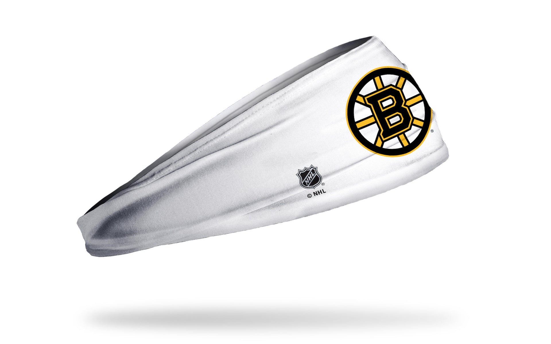 Boston Bruins: Logo White Headband - View 2