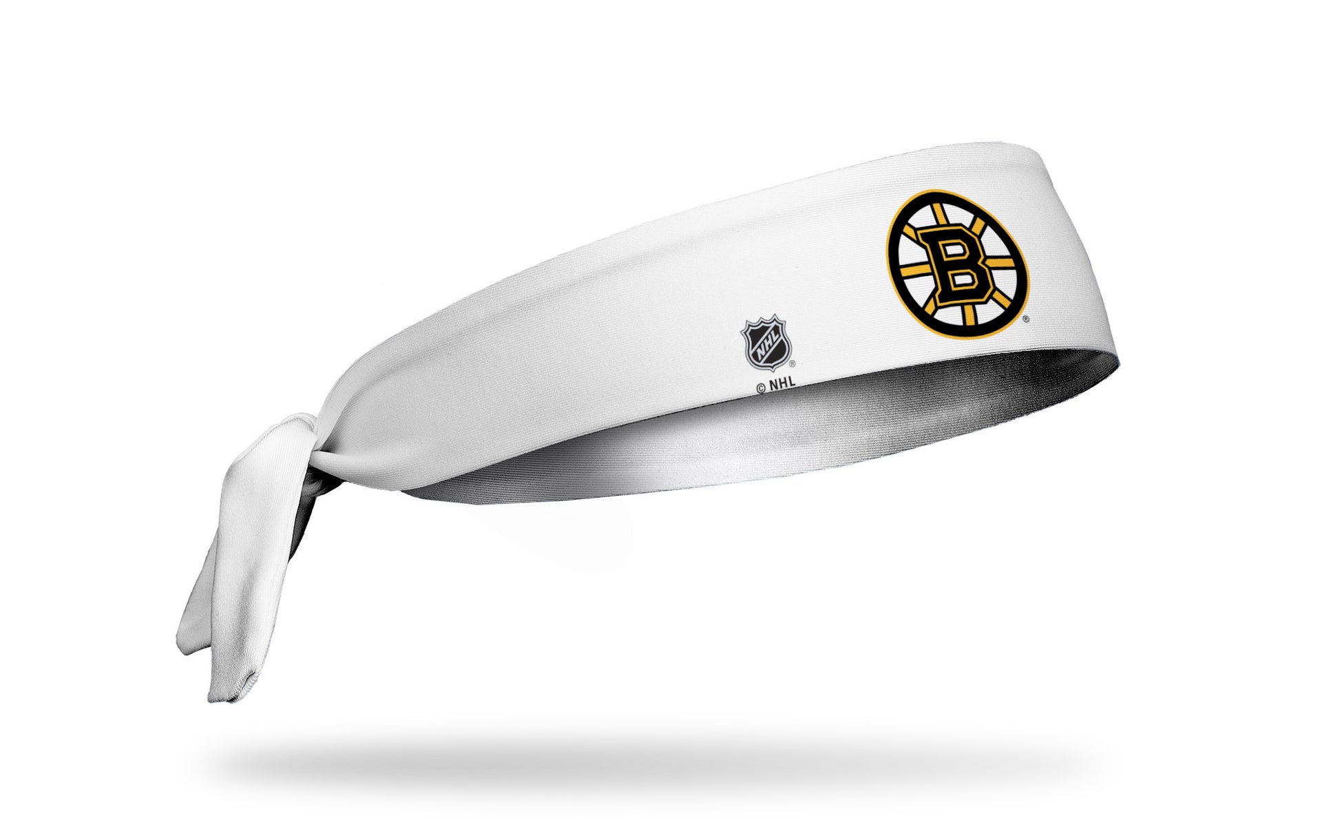Boston Bruins: Logo White Tie Headband - View 2