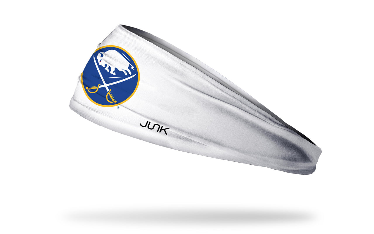 Buffalo Sabres: Logo White Headband - View 1