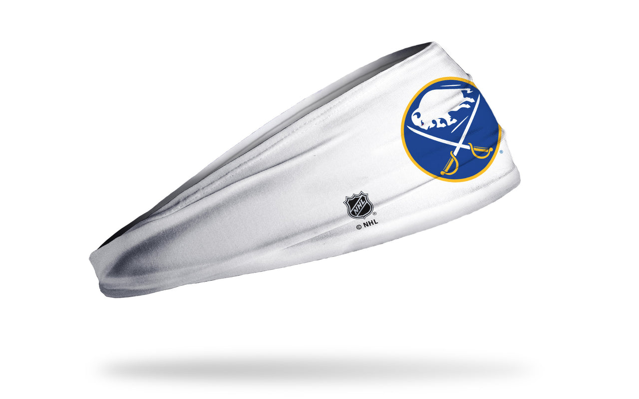 Buffalo Sabres: Logo White Headband - View 2