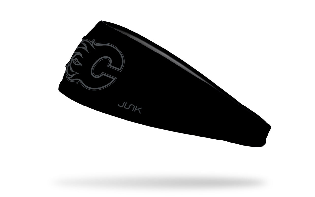 Calgary Flames: Gray Logo Big Bang Lite Headband - View 1