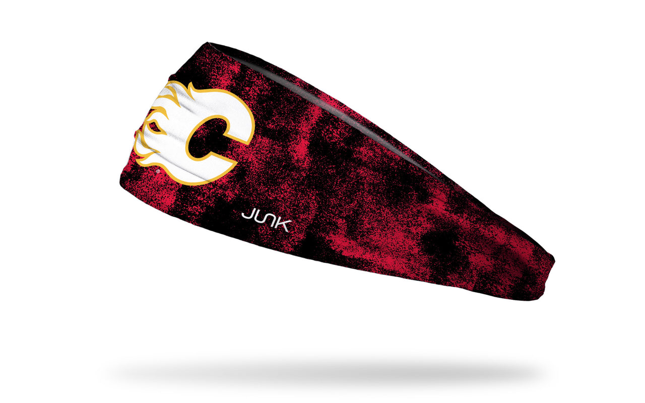 Calgary Flames: Grunge Headband - View 1