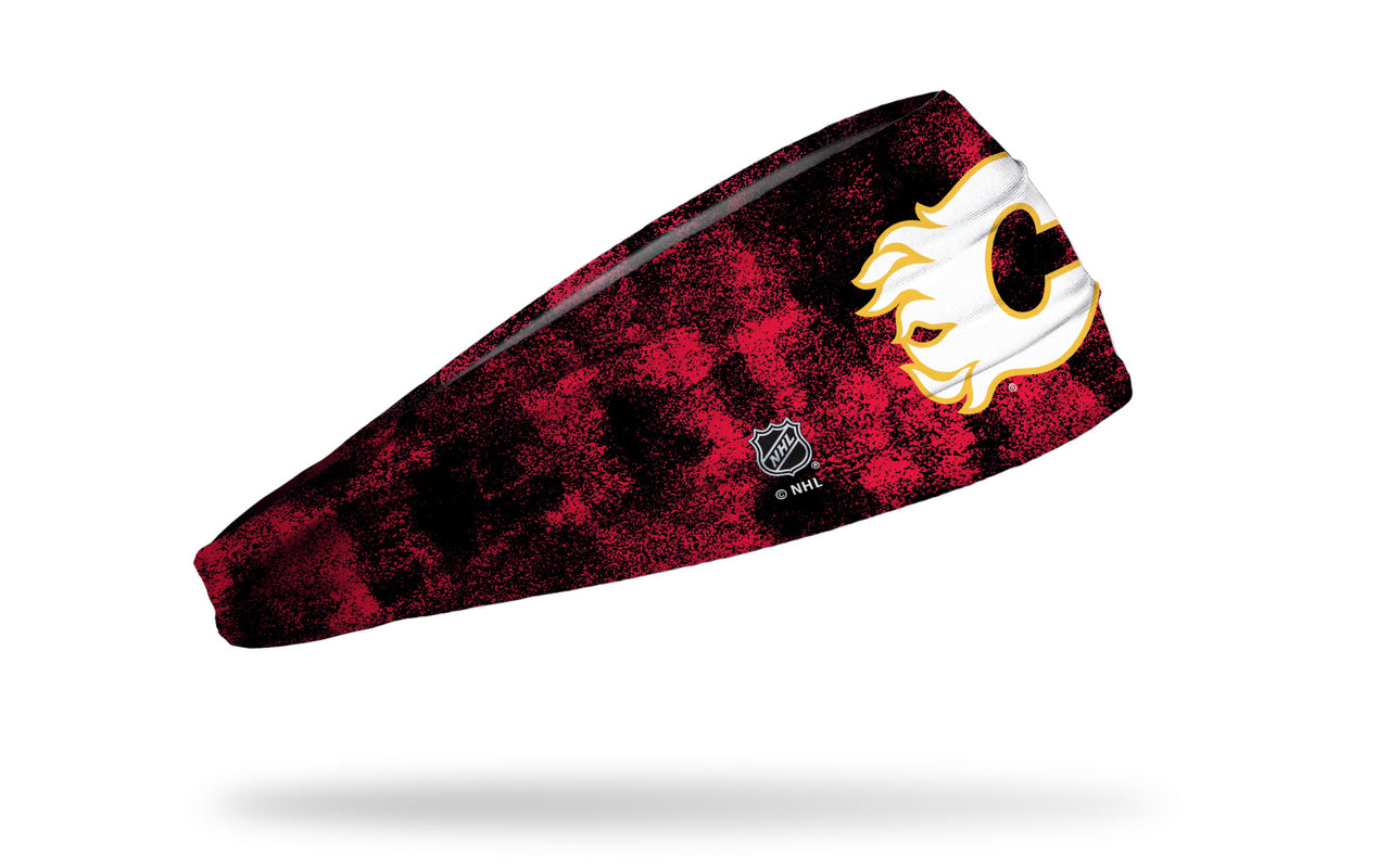 Calgary Flames: Grunge Headband - View 2