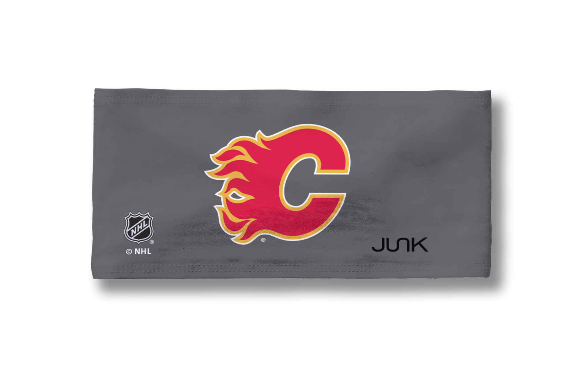 Calgary Flames: Logo Gray Headband - View 3