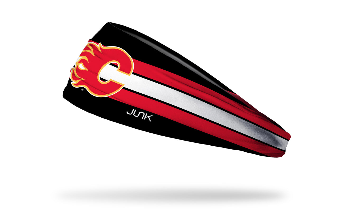 Calgary Flames: Stripe Headband - View 1