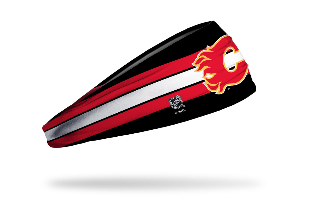 Calgary Flames: Stripe Big Bang Lite Headband - View 2