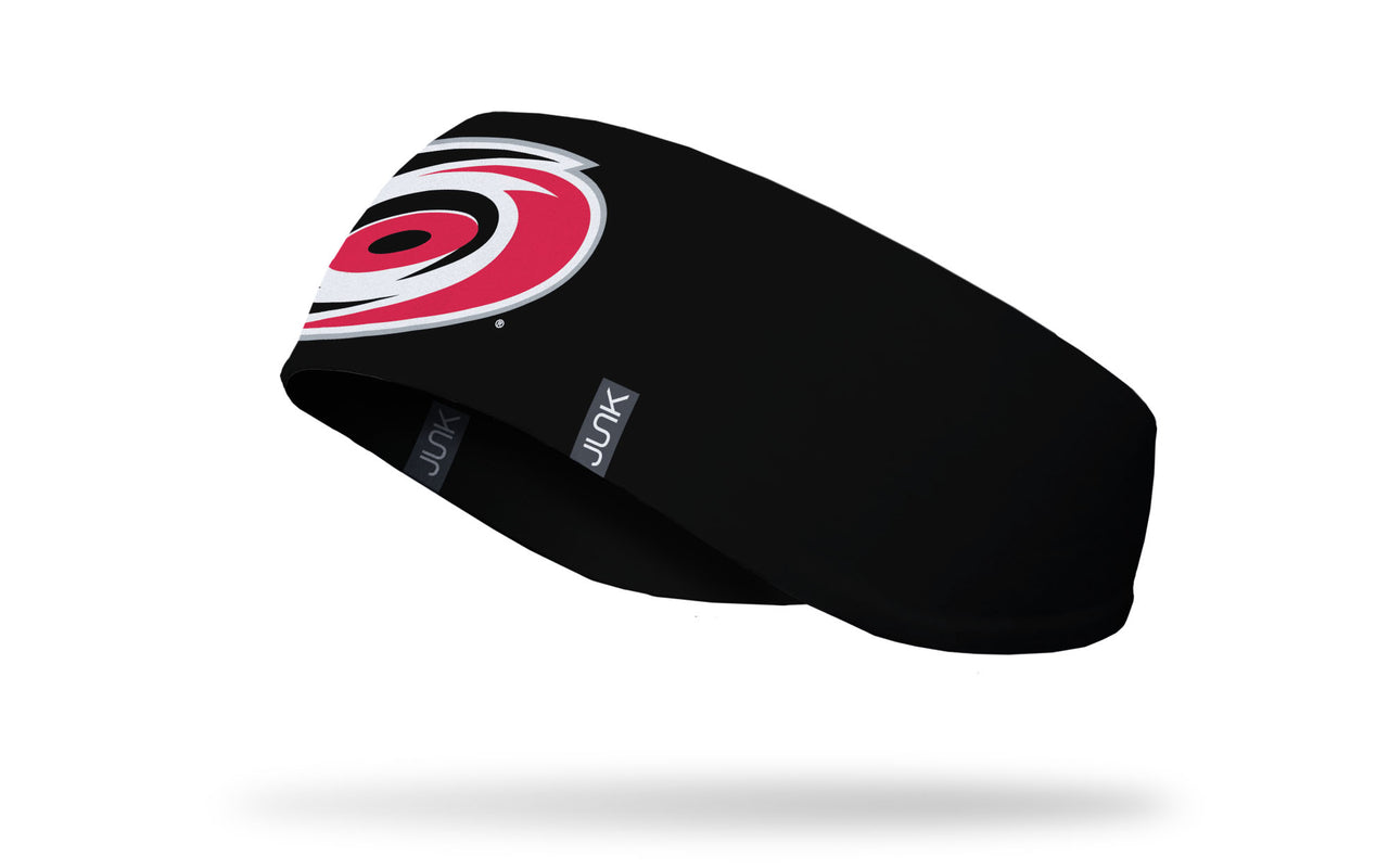 Carolina Hurricanes: Logo Black Ear Warmer - View 1