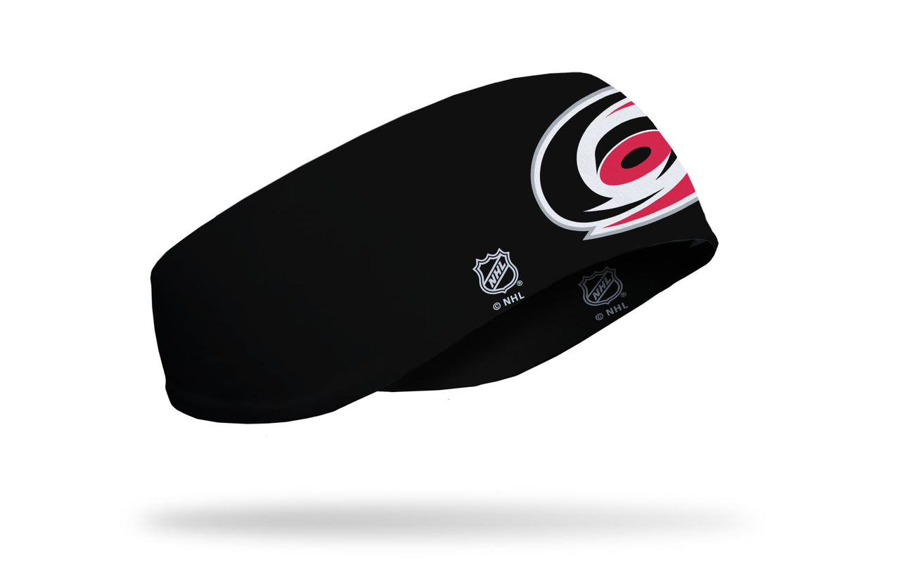 Carolina Hurricanes: Logo Black Ear Warmer - View 2