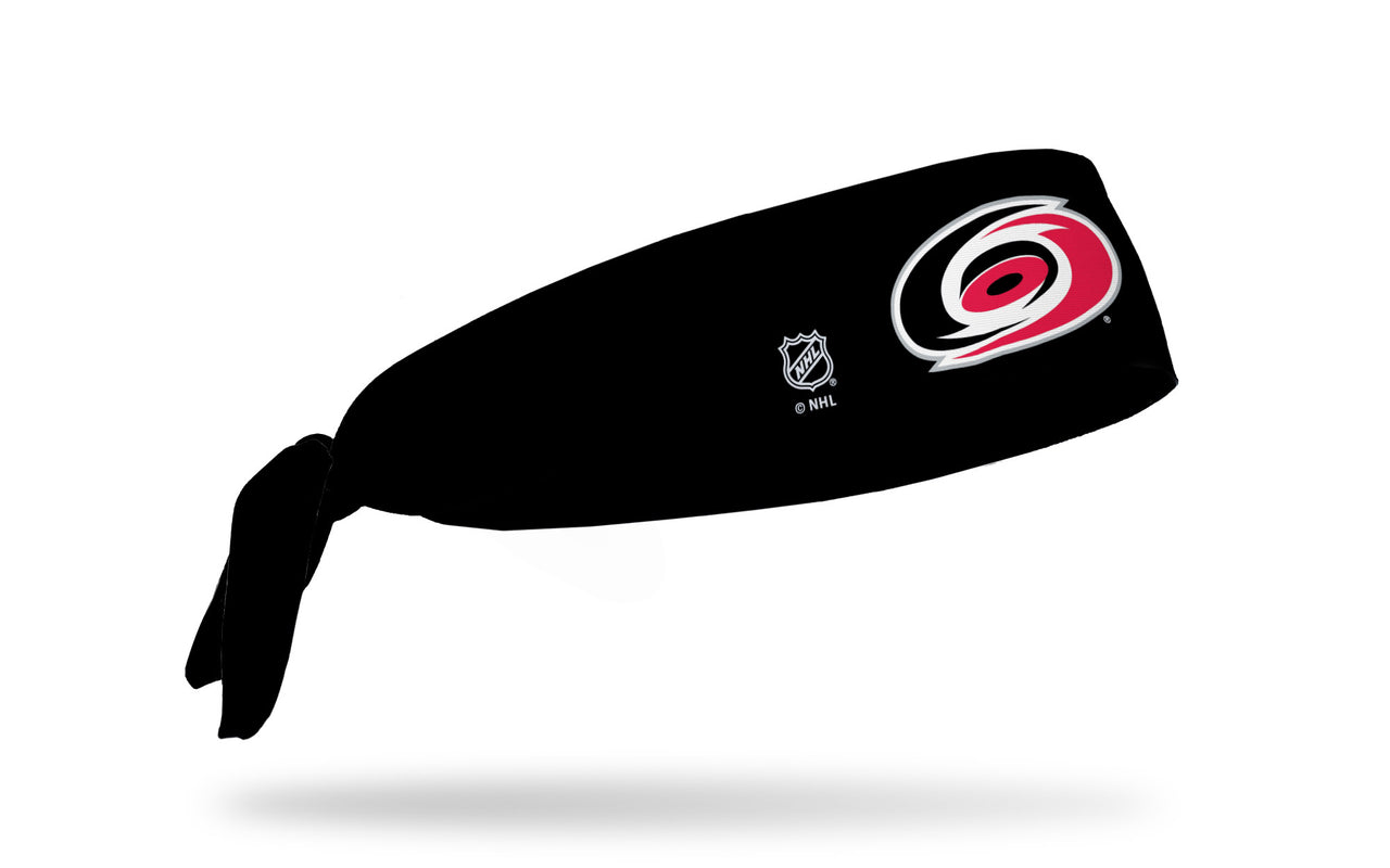 Carolina Hurricanes: Logo Black Tie Headband - View 2