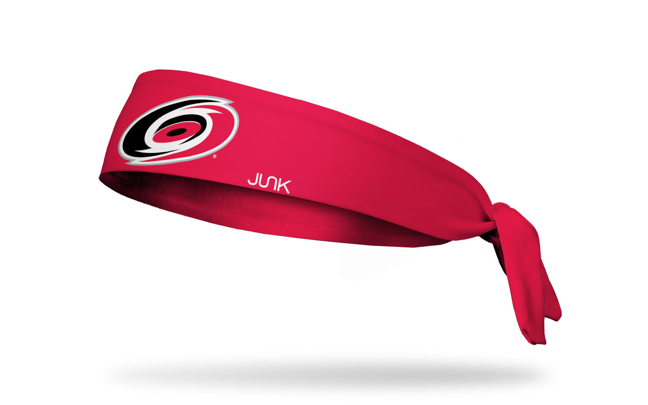 Carolina Hurricanes: Logo Red Tie Headband - View 1