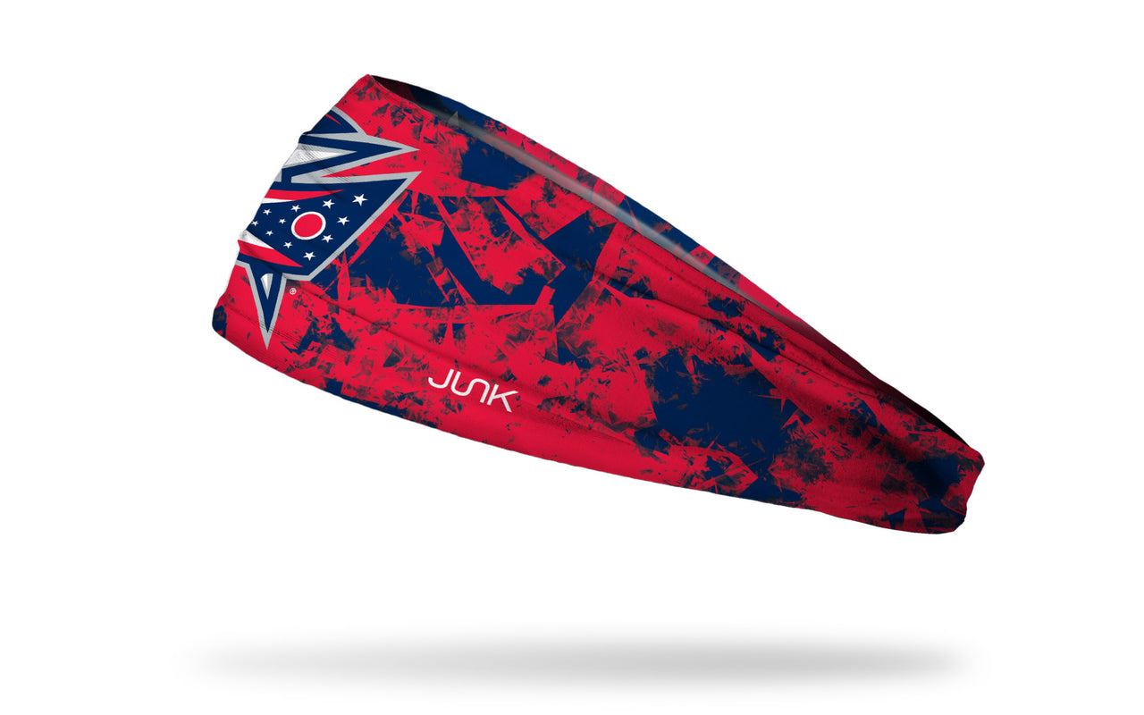 Columbus Blue Jackets: Barnburner Big Bang Lite Headband - View 2