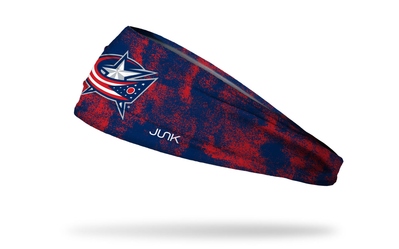 Columbus Blue Jackets: Grunge Headband - View 1