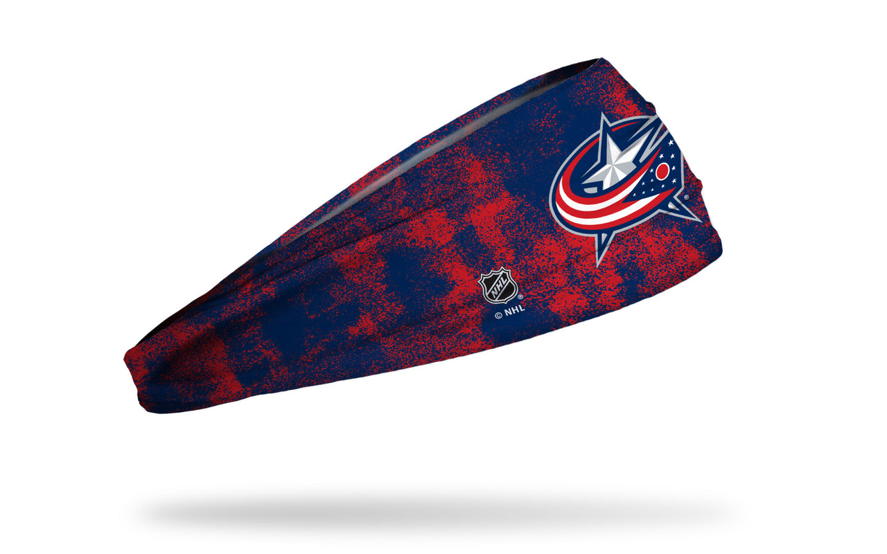 Columbus Blue Jackets: Grunge Big Bang Lite Headband - View 2