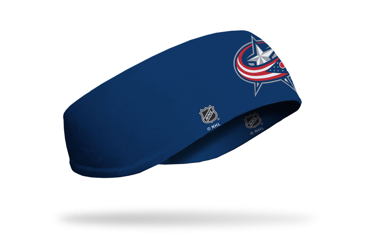 Columbus Blue Jackets: Logo Blue Ear Warmer - View 2